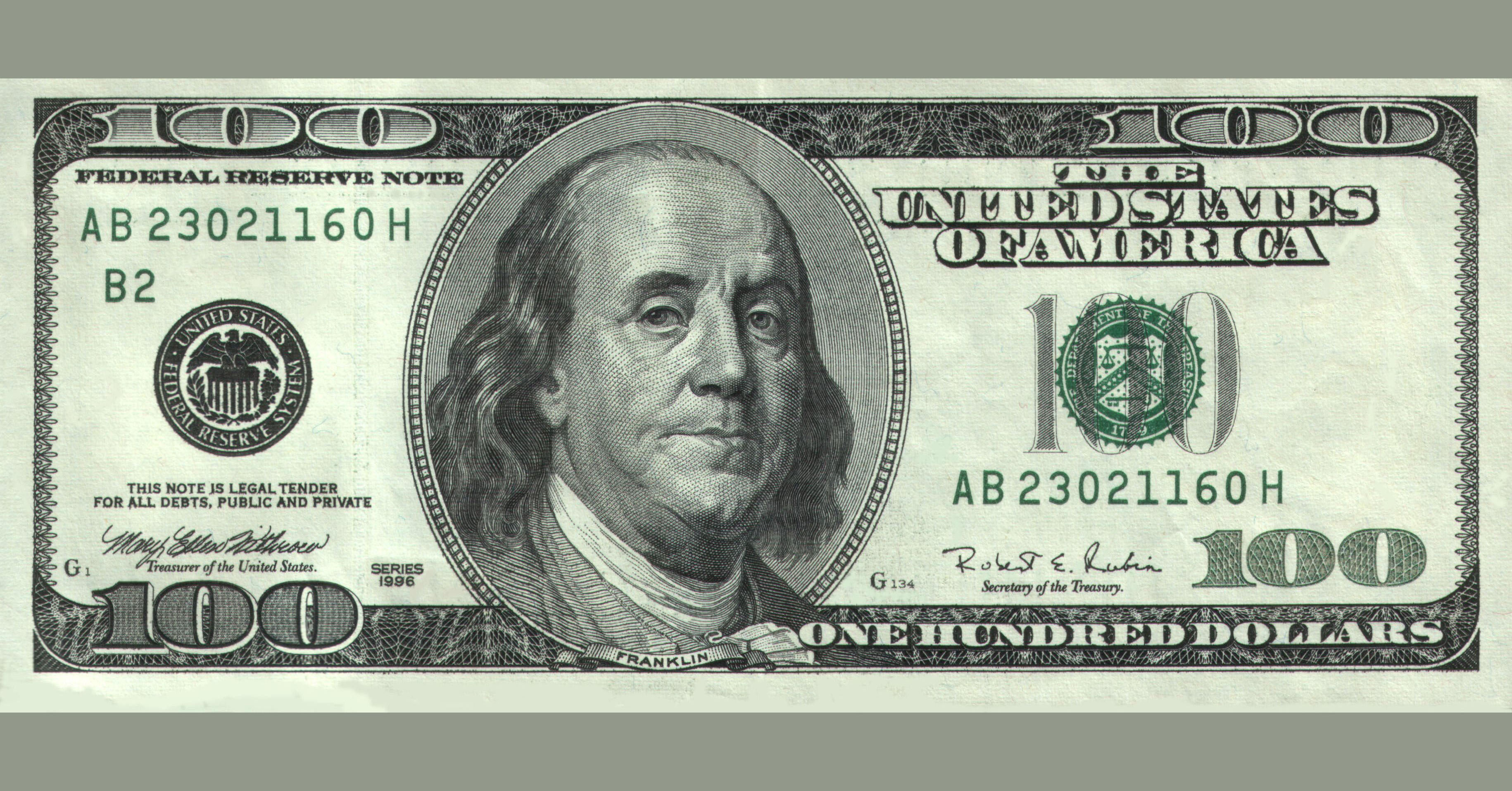 100 Долларов 2009 года